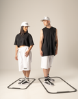 Canotta crop uomo basic