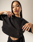 Top crop donna basic