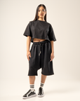 Top crop donna basic