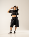 Top crop donna basic