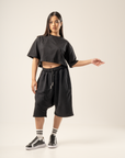 Top crop donna basic