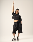 Top crop donna basic